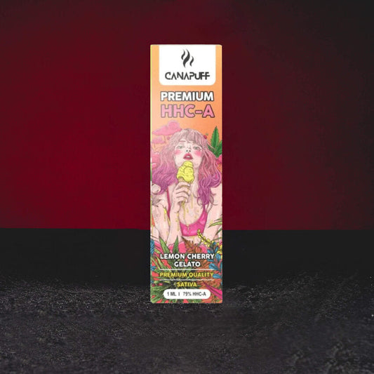 HHCA Vape Lemon Cherry Gelato und Smoke Praha Kratom World